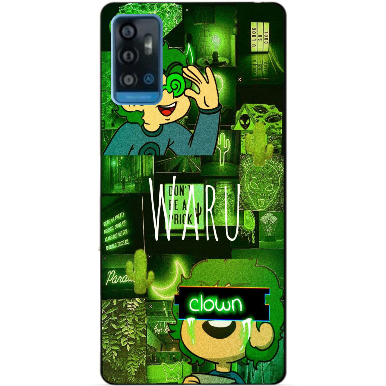 Силіконовий чохол бампер для ZTE Blade A71 Вару 13 карт