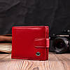 Яскраве жіноче портмоне з блоком для карт з натуральної шкіри ST Leather 19471 Червоний, фото 9