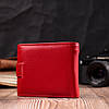 Яскраве жіноче портмоне з блоком для карт з натуральної шкіри ST Leather 19471 Червоний, фото 10