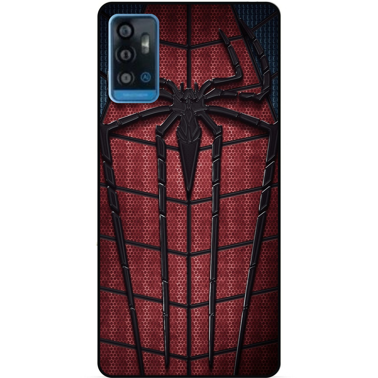 Силіконовий чохол бампер для ZTE Blade A71 з картинкою Людина-павук Spider man