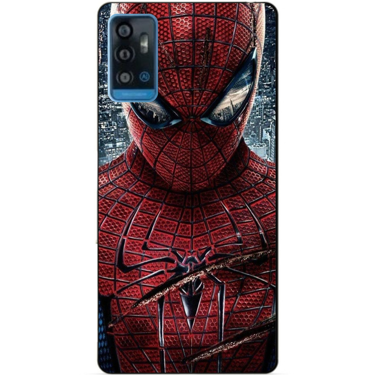 Силіконовий чохол бампер для ZTE Blade A71 Людина-павук Spider man