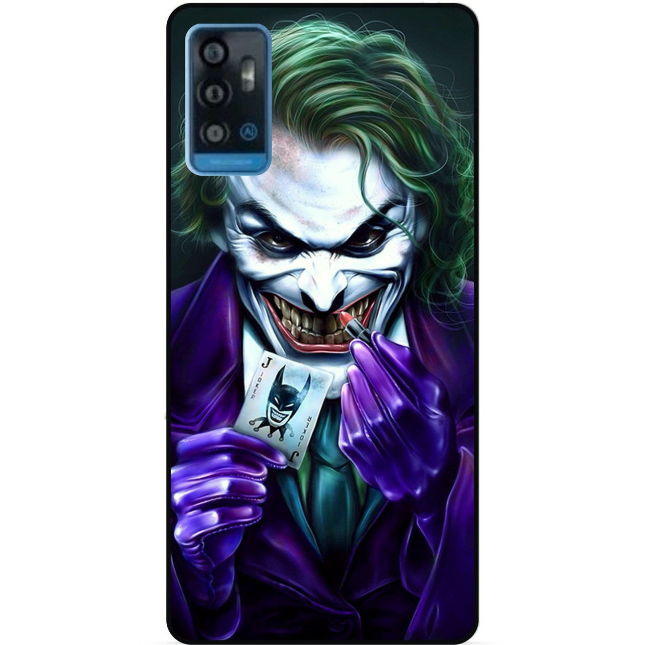 Силіконовий бампер чохол для ZTE Blade A71 з малюнком Joker Джокер