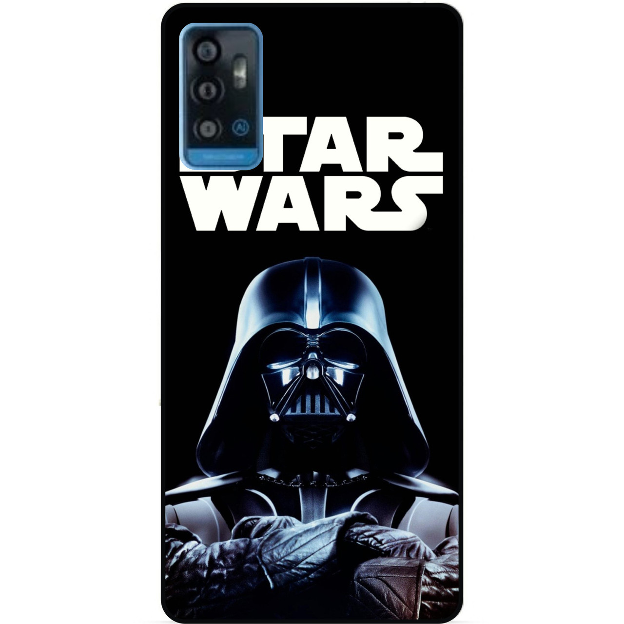 Силіконовий бампер чохол для ZTE Blade A71 з малюнком Star Wars Зоряні війни Дарт Вейдер