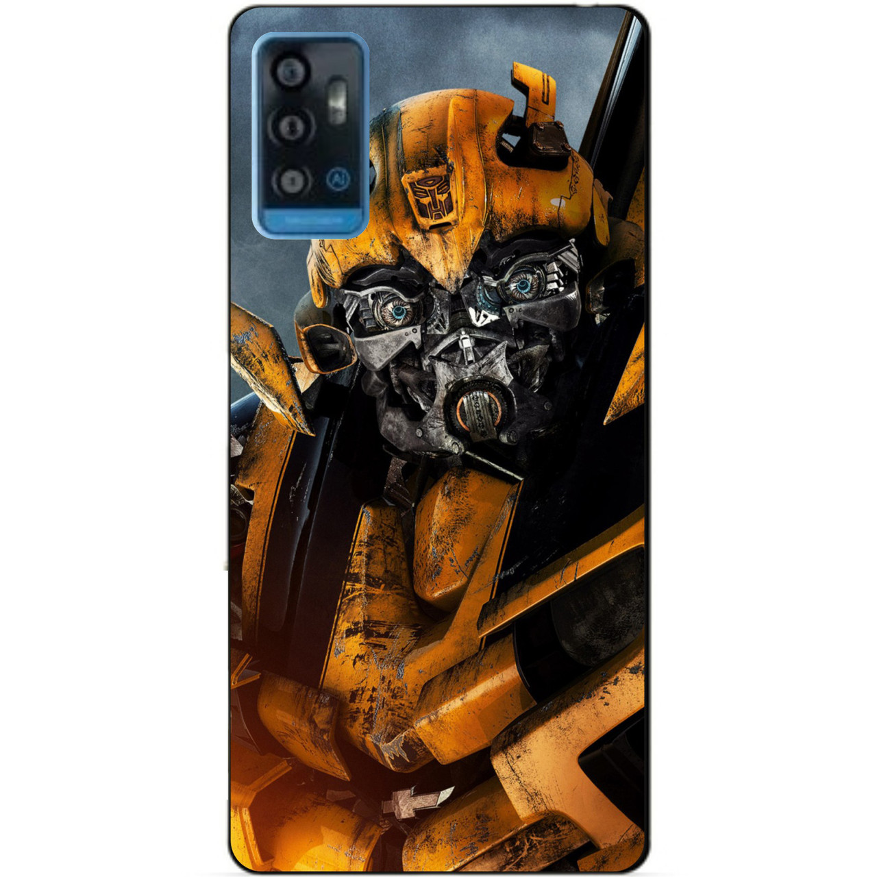 Силіконовий чохол бампер для ZTE Blade A71 з малюнком Бамблбі Bumblebee Трансформери