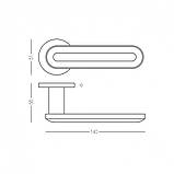 Ручка на розетці MVM MARMO, фото 10