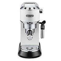 Кофеварка рожковая DeLonghi Dedica EC-685-W 1350 Вт высокое качество