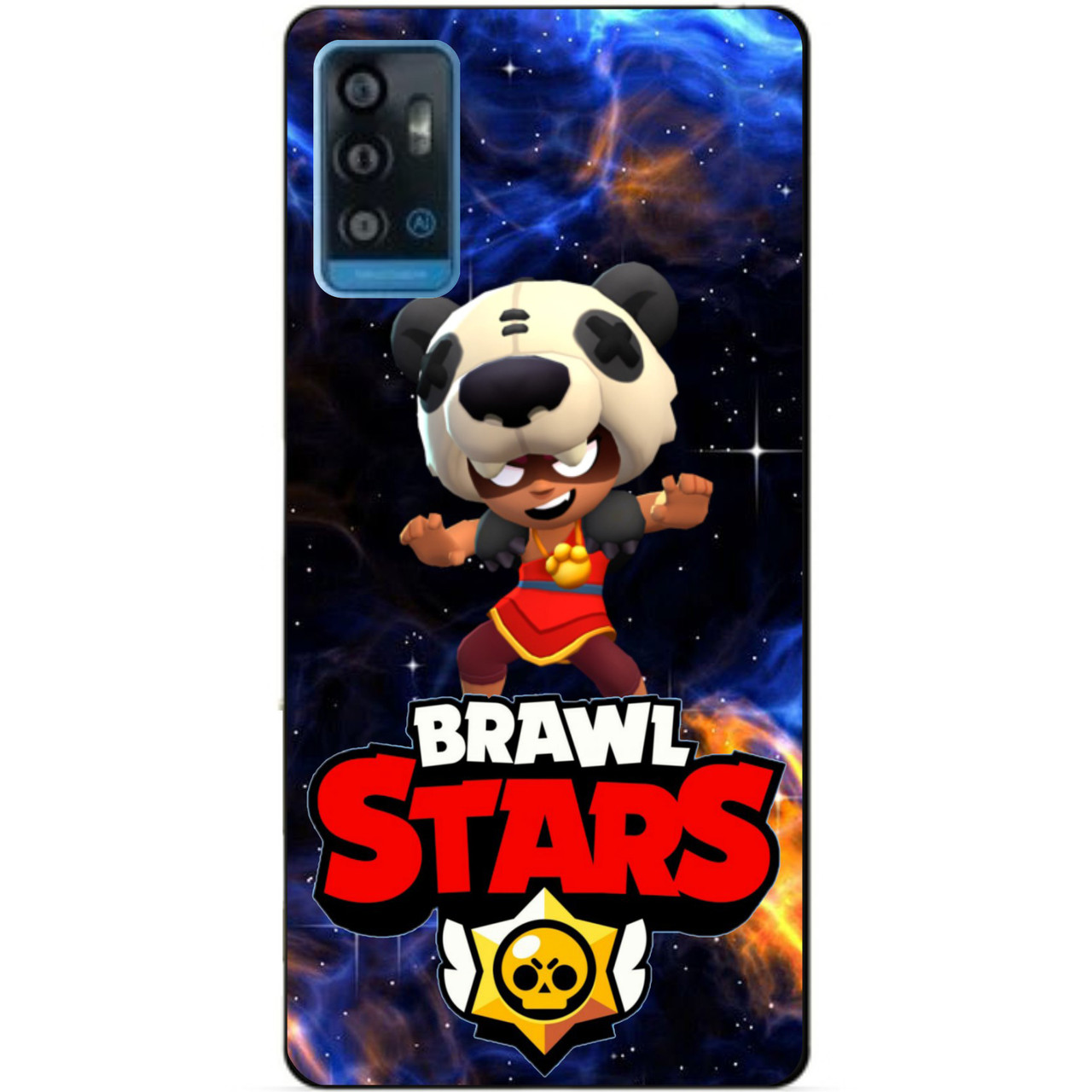 Силіконовий бампер чохол для ZTE Blade A71 з Героєм Космічний Бравл Ніта