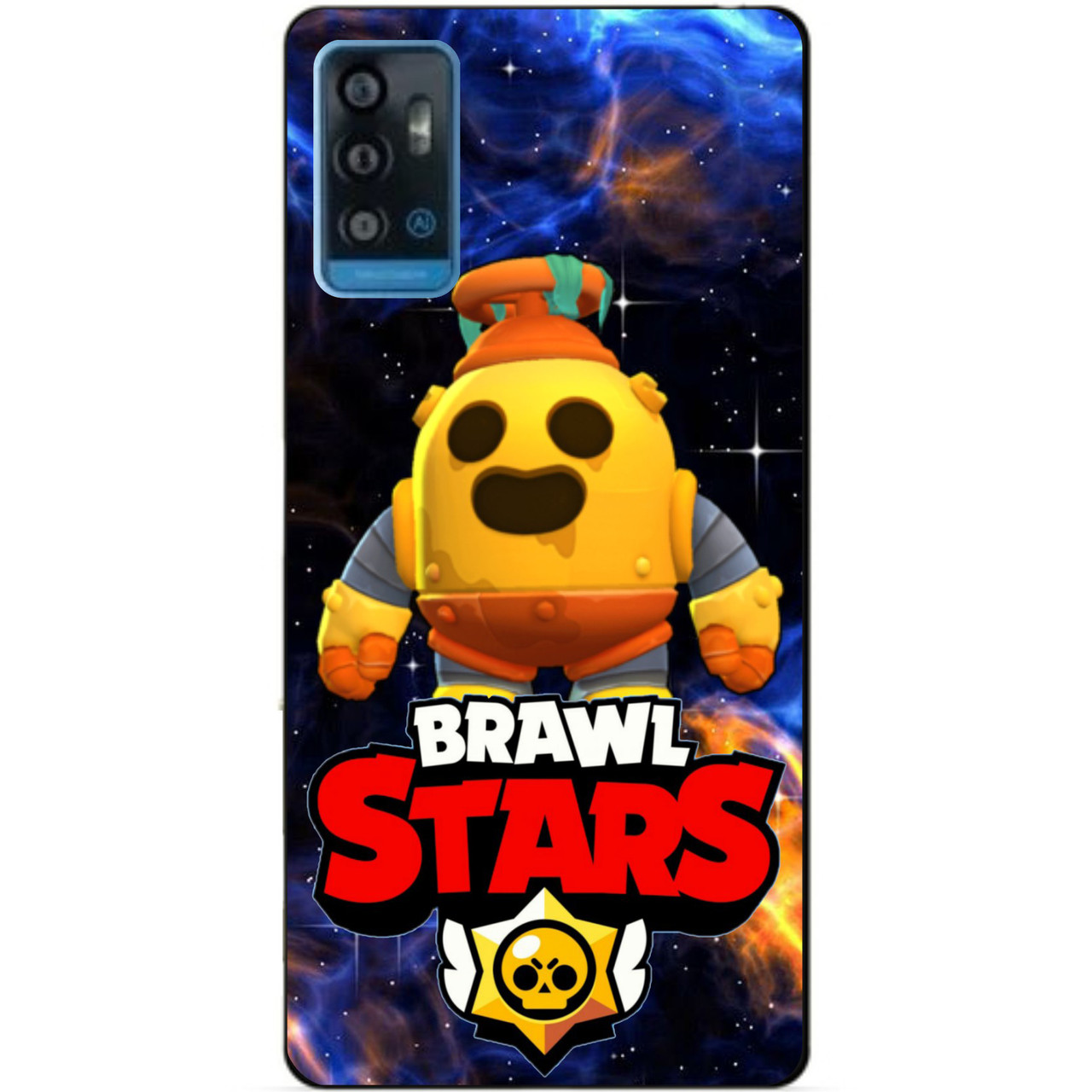 Силіконовий бампер чохол для ZTE Blade A71 з Героим Космічний Бравл Спайк