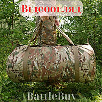 Сумка-баул всу мультикам 80 л армійський Військовий, Тактична спецсумка рюкзак вещевий Баул Bar