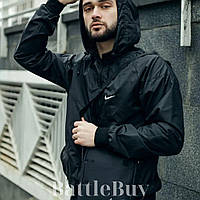 Мужская осенняя куртка ветровка Nike Windrunner, Осенние ветровки мужские L Bar