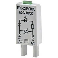 Додатковий модуль захисту/індикації ETI ERC-024ACDCL (Uc= 6...24V AC/DC) (2473040)