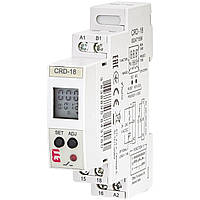 Багатофункціональне реле часу ETI CRD-18 (24-240V AC/DC, 1x8A/AC1) (2471558)