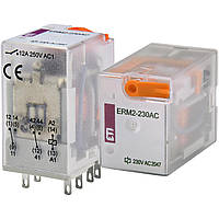 Проміжне реле ETI ERM2-230AC 2p 230V AC (2473004)