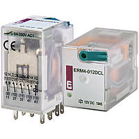 Проміжне реле ETI ERM4-012DCL 4p 12V DC (2473021)