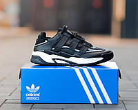 Стильные качественные классные удобные модные кроссовки Adidas Originals Niteball Black