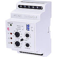 Реле контролю напруги ETI HRN-43 400V AC (3F 2x16A/AC1) без нейтралі (2471419)