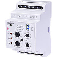 Реле контролю напруги ETI HRN-43N 400V AC (3F 2x16A/AC1) з нейтраллю (2471430)