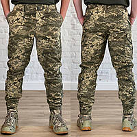 Штурмовые тактические штаны пиксель зсу качественные брюки военные рип-стоп водоотталкивающие Bar
