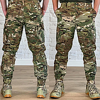 Демисезонные брюки тактические рипстоп мультикам камуфляж, Тактические штаны rip stop multicam Bar