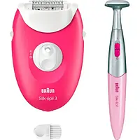 Эпилятор Braun Silk-epil 3 SE 3-202 Pink (80743153)