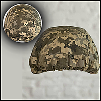 Кавер маскировочный на военный шлем с ушами пиксель для вождения, чехол на шлем каску Bar