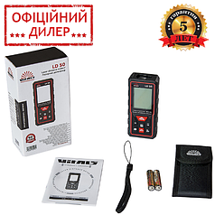 Лазерний далекомір Vitals Professional LD 50 (0.05-50 м, 2 шт ААА) Рулетка лазерна