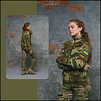 Тактична флісова кофта тепла камуфляжна на змійці мультикам, кофта військова армійська фліска жіноча зсу Bar