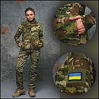 Фліска жіноча мультикам для військовослужбовців, флісова тактична кофта на блискавці для полювання, фліск Bar