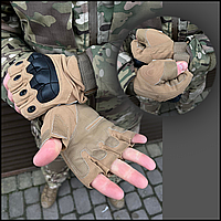 Тактичні безпалі рукавички всі відкриті армійські oakley coyote, літні військові рукавички для військових Bar