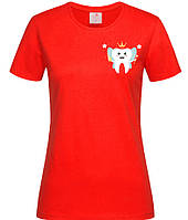 Футболка для стоматолога женская с дизайном, Униформа для стоматологов, Одежда с логотипом для стоматологов