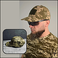 Тактична кепка армійська зсу камуфляжна бейсболка pixel, камуфляжні кепки та берети Bar