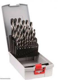 2.608.577.352 Набір свердел по металу Bosch HSS-PointTeQ, 25шт, 1-13мм, кейс