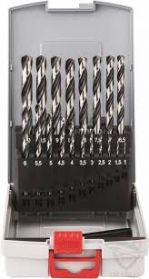 2.608.577.351 Набір свердел по металу Bosch HSS PointTeQ ProBox, 19шт, 1-10мм, кейс