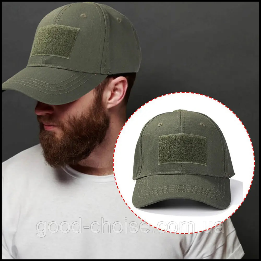 Чоловіча тактична кепка армійська бейсболка формена хакі стильна, кепки чоловічі військові Bar