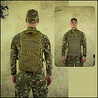 Вместительный армейский крепкий тактический рюкзак 40л, рюкзаки тактические для армии зсу Bar