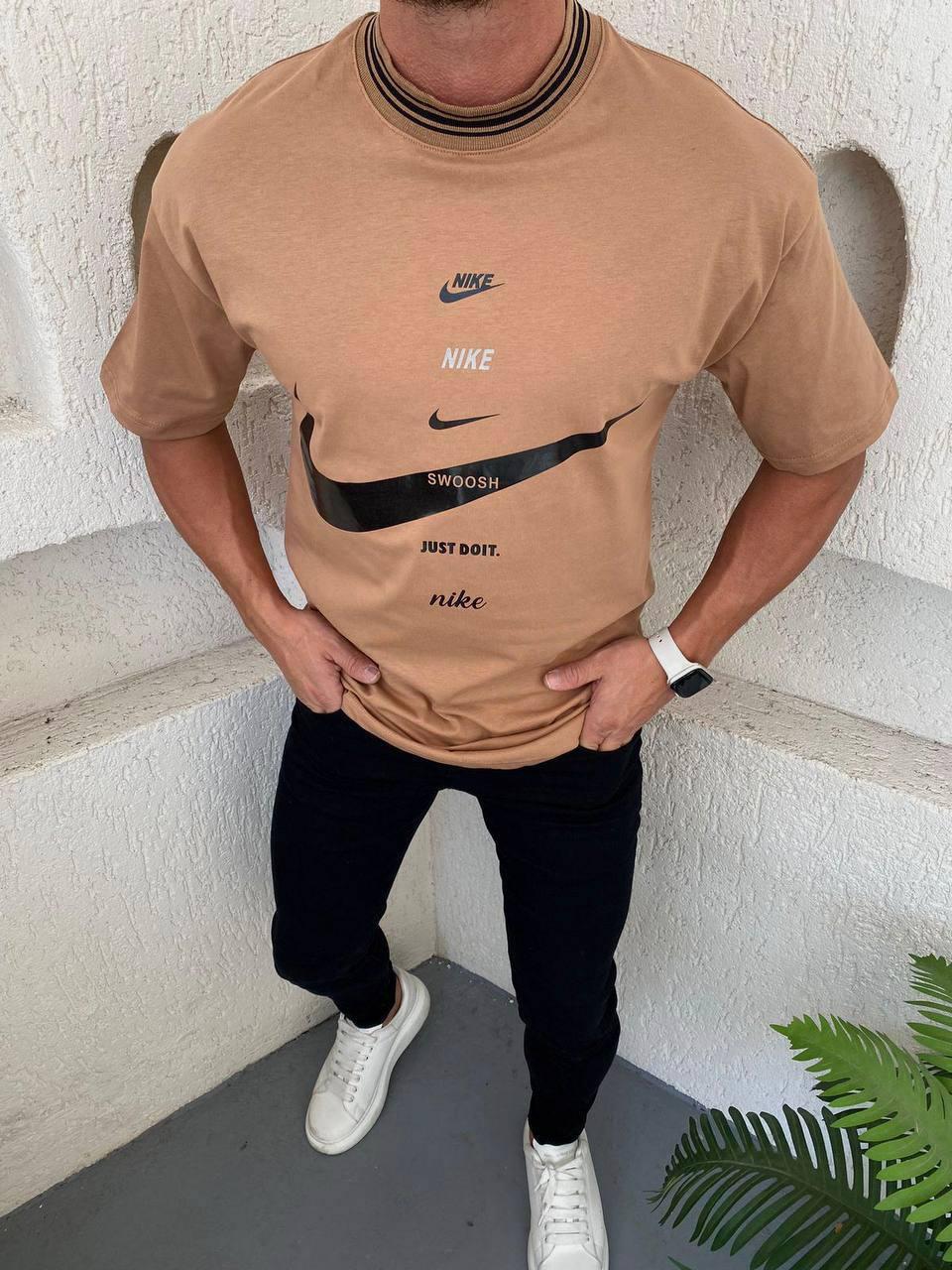 Чоловіча футболка Nike M1883 бежева