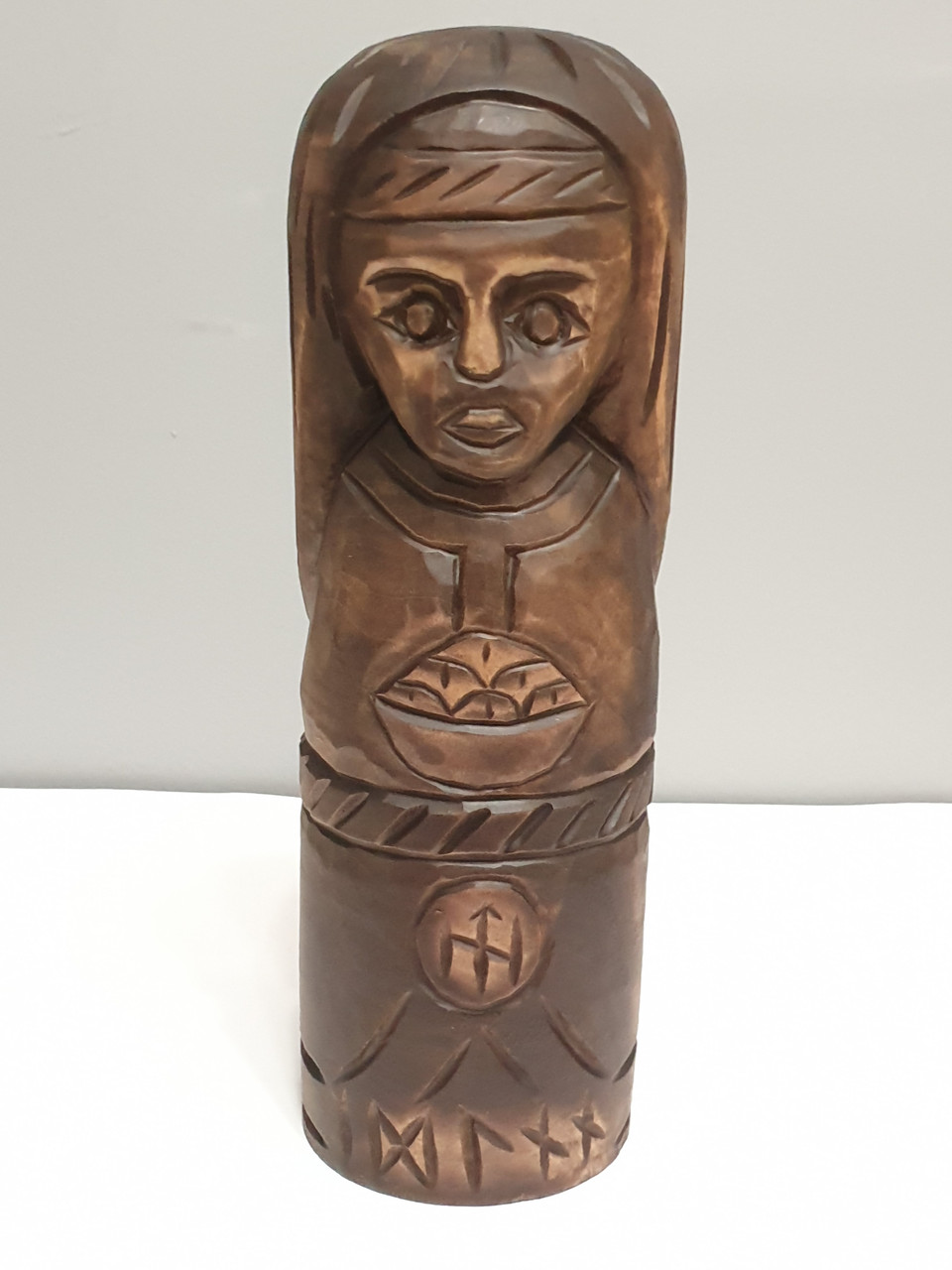 Статуетка Ідунн, скандинавська / німецька богиня вікінгів, дерево, ручна робота