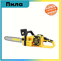 Мощная аккумуляторная мини-пила DeWalt DCM575N (36V 6Ah) Электропила цепная бытовая аккумуляторная