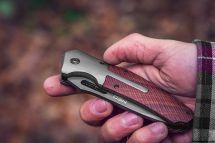 63-115 Ніж складаний Neo Tools, 220мм, лезо 110мм, із сатиновим покриттям, рукоятка з дерева
