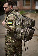 Военный большой тактический боевой рюкзак MLRS зеленый камуфляж, штурмовой рюкзак для военных GHR Bar