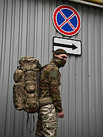 Штурмовий міцний тактичний рюкзак 'FIELD', камуфляжні військові рюкзаки GHR Bar