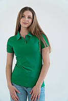 Зелена футболка поло жіноча CLASSIC