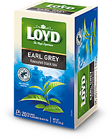 Чай чорний LOYD Earl Grey в індивідуальній упаковці 20шт*1.7г