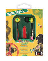 Наушники вакуумные Reggae Trend 2 Earphones+MlC 17313 высокое качество