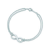Элегантный серебряный браслет Infinity от Tiffany & Co. Бесконечная красота и изысканность