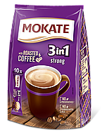 Кавовий напій 3в1 MOKATE міцний зі смаженою кавою 17г х 10шт