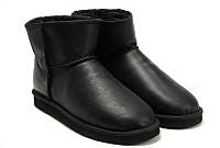 Чоловічі UGG Classic Mini Leather Bomber Black-65 UGG Чорний 41 (10) Чоловіча Замша (просочення) SK, код: 2310520