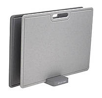 Набір із 2 обробних дощок Kamille на підставці