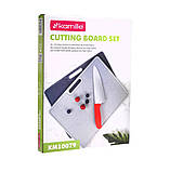 Набір із 2 обробних дощок Kamille на підставці, фото 5