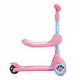 Самокат MoMi Kiuru 2в1 (колір - pink), фото 3